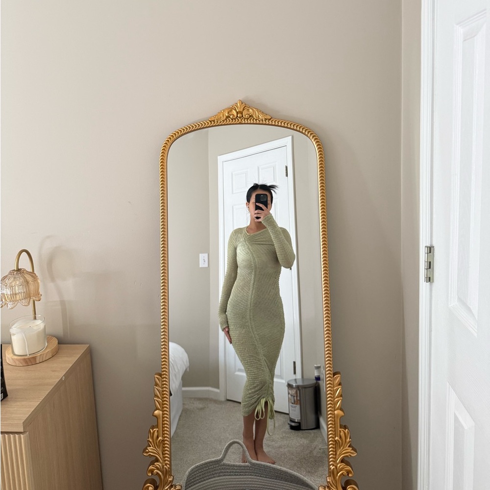 PrettyLittleThing Sage Knit Midi Dress